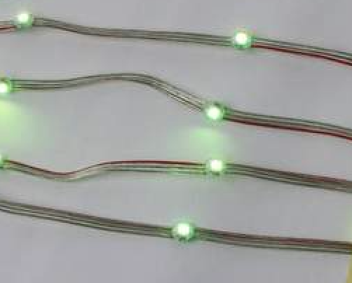 Flexible WS2812 LED strand add-on for wearable tech kits