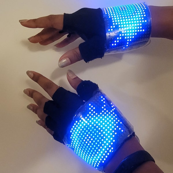Wearable LED matrix project by Bhav — creative LED panel integration