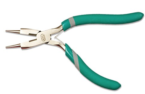 Needlenose pliers tool for making sewable LEDs for wearable projects