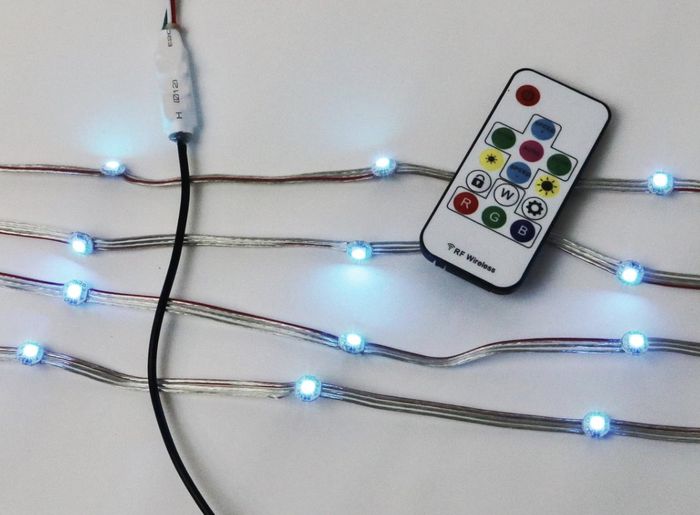 LED strand with remote controller — beginner friendly kit