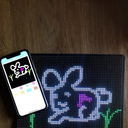 Buy large square LED matrix panel for wearable displays and costumes