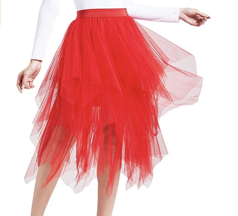 Sheer skirt material for DIY wearable LED light-up skirt project