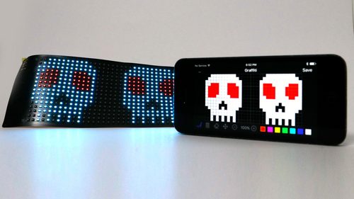 Buy paper-thin LED matrix panel for wearable tech and LED costumes